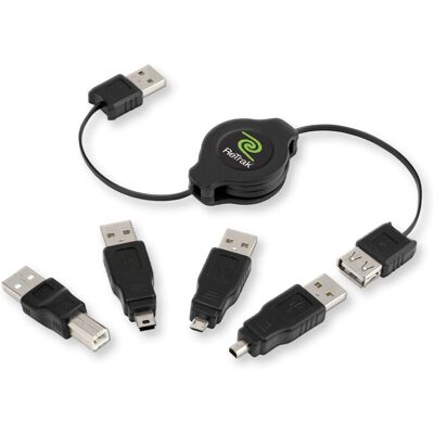 ReTrak USB-Kabel 1m USB 2.0 A Schwarz ReTrak USB-Kabel 1m USB 2.0 A Schwarz