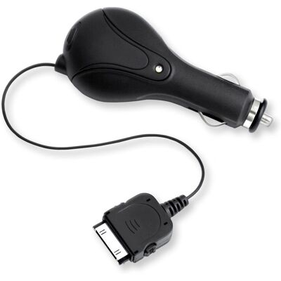 Retrak Schwarzes Auto-Ladegerät - Handy, MP3, 12-24V Retrak Schwarzes Auto-Ladegerät - Handy, MP3, 12-24V