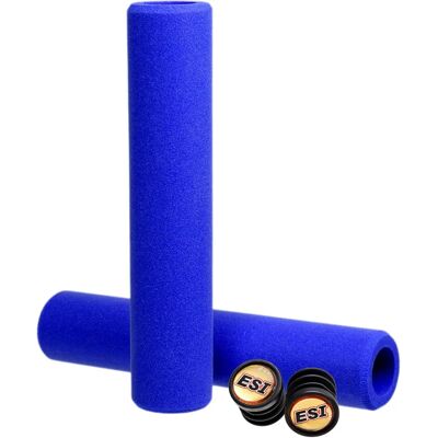 Poignées de Guidon VTT Esigrips Racers Edge - Bleu - Publicité Poignées de Guidon VTT Esigrips Racers Edge - Bleu - Publicité