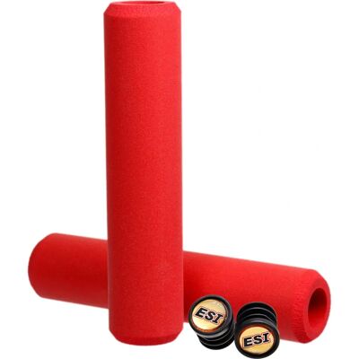 Manopole ESI Chunky - Assorbimento degli Urti - Rosso Manopole ESI Chunky - Assorbimento degli Urti - Rosso