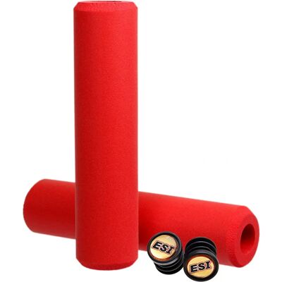 Poignées ESIGrips Extra Chunky VTT Rouge - Manettes - Publicité Poignées ESIGrips Extra Chunky VTT Rouge - Manettes - Publicité