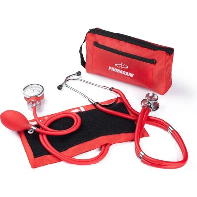 Primacare - DS9181RD - Red - Stethoscope - BP Kit Primacare - DS9181RD - Red - Stethoscope - BP Kit