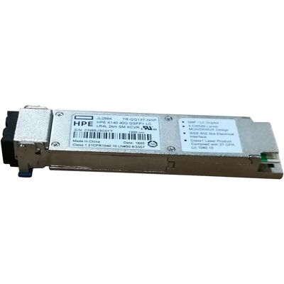 HPE X140 40G QSFP+ LC LR4L 2km SM Transceiver Réseau - Publicité HPE X140 40G QSFP+ LC LR4L 2km SM Transceiver Réseau - Publicité