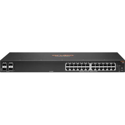 HPE Aruba 6100 24G 4SFP+ Managed Layer 3 Gigabit Ethernet - Network Switch HPE Aruba 6100 24G 4SFP+ Managed Layer 3 Gigabit Ethernet - Network Switch