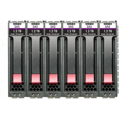 HPE R0Q67A 2,4TB 10K RPM SAS intern hårddisk - 6-pack HPE R0Q67A 2,4TB 10K RPM SAS intern hårddisk - 6-pack