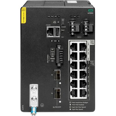 HPE Aruba CX 4100i Switch de Capa 2 Gigabit Ethernet - 12 Puertos HPE Aruba CX 4100i Switch de Capa 2 Gigabit Ethernet - 12 Puertos