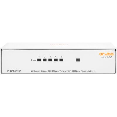 Aruba - Instant On 1430 - 5-port - Gigabit - Netzwerkswitch Aruba - Instant On 1430 - 5-port - Gigabit - Netzwerkswitch