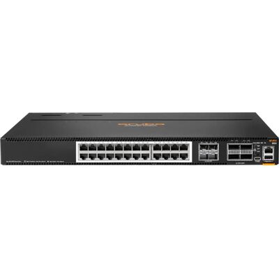 HPE Aruba Networking CX 8100 24x10G Base-T 4x10G SFP+ 4x40/100G QSFP28 FB 3Fan 2AC PSU Managed L3 10G Ethernet - Netzwerkswitch HPE Aruba Networking CX 8100 24x10G Base-T 4x10G SFP+ 4x40/100G QSFP28 FB 3Fan 2AC PSU Managed L3 10G Ethernet - Netzwerkswitch
