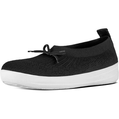 Fitflop Uberknit Ballerina Mit Schleife Geschlossene Ballerinas schwarz Fitflop Uberknit Ballerina Mit Schleife Geschlossene Ballerinas schwarz