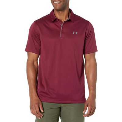 Under Armour - Tech Golf Polo - Maroon - Medium - Polo shirt Under Armour - Tech Golf Polo - Maroon - Medium - Polo shirt
