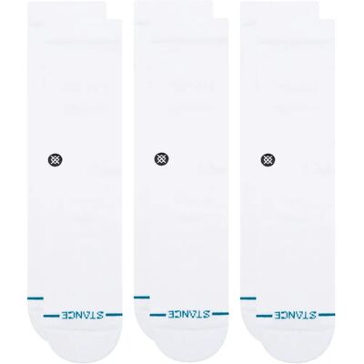 Stance Icorn Crew Sokker 3-Pak (M556D18ICP) - hvid Stance Icorn Crew Sokker 3-Pak (M556D18ICP) - hvid