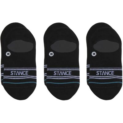 Stance Basic No Show Socken - 3 Paar - Schwarz - EU 43-46 Stance Basic No Show Socken - 3 Paar - Schwarz - EU 43-46