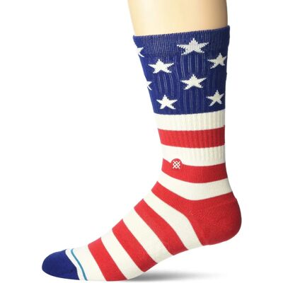 Chaussettes Stance American Crew Rouge - Chaussettes de performance - Publicité Chaussettes Stance American Crew Rouge - Chaussettes de performance - Publicité