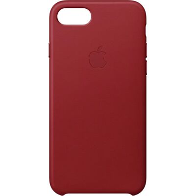 Coque en Cuir Apple MQHA2ZM/A - Rouge - Protection Téléphone - Publicité Coque en Cuir Apple MQHA2ZM/A - Rouge - Protection Téléphone - Publicité