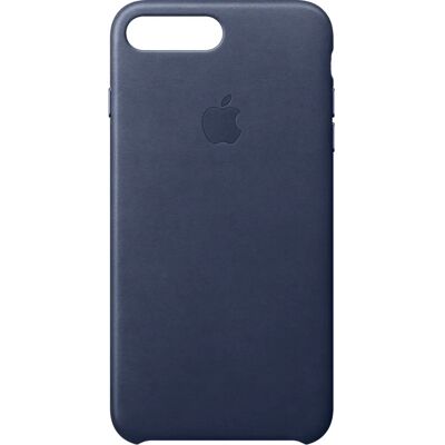 Étui en Cuir Apple pour iPhone 8 Plus / 7 Plus - Bleu Nuit - Publicité Étui en Cuir Apple pour iPhone 8 Plus / 7 Plus - Bleu Nuit - Publicité