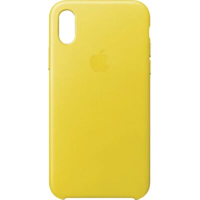 Apple iPhone X Leerhoes Vårgul - Slank, Draadloos Opladen Apple iPhone X Leerhoes Vårgul - Slank, Draadloos Opladen