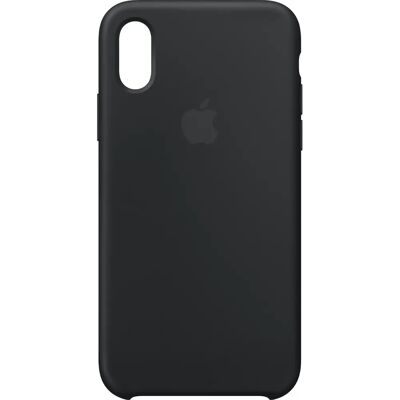 Apple Silicium Hoesje (iPhone Xs) - Zwart Apple Silicium Hoesje (iPhone Xs) - Zwart