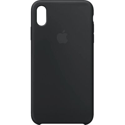 Apple MRWE2ZM/A Zwarte siliconen hoes voor iPhone XS Max Apple MRWE2ZM/A Zwarte siliconen hoes voor iPhone XS Max