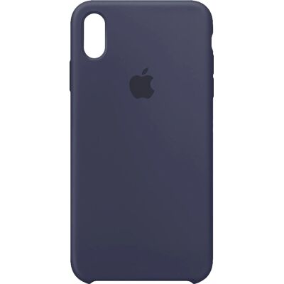 Coque en Silicone Apple (iPhone XS Max) - Bleu Nuit Coque en Silicone Apple (iPhone XS Max) - Bleu Nuit