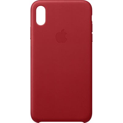 Apple iPhone XS Max Lederhülle - Rot Apple iPhone XS Max Lederhülle - Rot