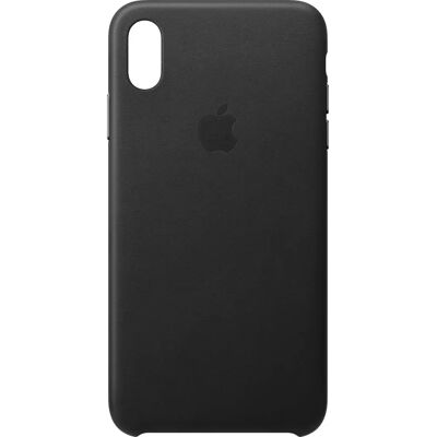 Apple Lederen Telefoonhoesje voor iPhone Xs Max - Zwart Apple Lederen Telefoonhoesje voor iPhone Xs Max - Zwart