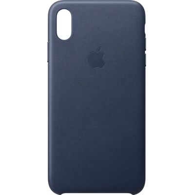 Apple Leren Hoes (iPhone Xs Max) - Middernacht Blauw Apple Leren Hoes (iPhone Xs Max) - Middernacht Blauw