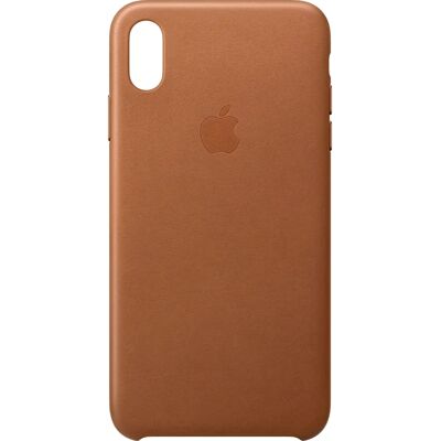 Apple iPhone XS Max Lederen Case - Bruin - Bescherming & Draadloos Opladen Apple iPhone XS Max Lederen Case - Bruin - Bescherming & Draadloos Opladen