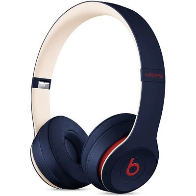 Beats by Dr. Dre Solo3 On-Ear Headphones - Navy - Wireless Bluetooth Beats by Dr. Dre Solo3 On-Ear Headphones - Navy - Wireless Bluetooth