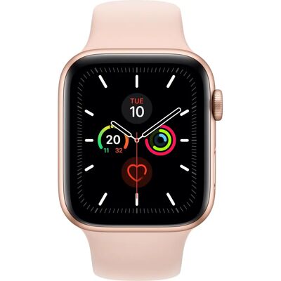 Apple Watch Series 5 GPS 44mm Guld - Smartklocka Apple Watch Series 5 GPS 44mm Guld - Smartklocka