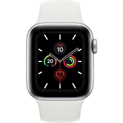 Apple Watch Series 5 - Silver - OLED Touchscreen - Smartwatch Apple Watch Series 5 - Silver - OLED Touchscreen - Smartwatch