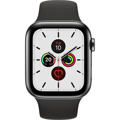 Apple Watch Series 5 - Space Black - 44mm - Mobil - Smartwatch Apple Watch Series 5 - Space Black - 44mm - Mobil - Smartwatch