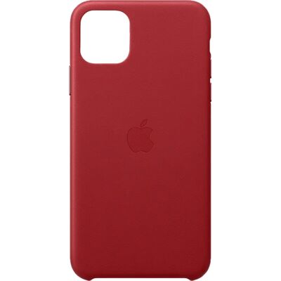 Apple iPhone 11 Pro Max Lederen Case - Rood Apple iPhone 11 Pro Max Lederen Case - Rood