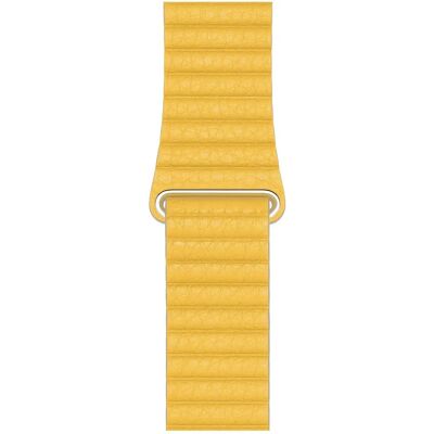 Apple MXAD2ZM/A - Jaune - Cuir - 42–49mm - Bracelet montre connectée - Publicité Apple MXAD2ZM/A - Jaune - Cuir - 42–49mm - Bracelet montre connectée - Publicité