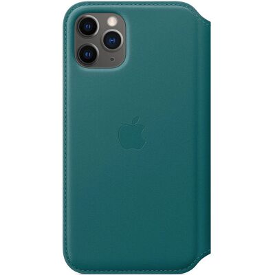 Apple iPhone 11 Pro Lederen Folio - Telefoonhoesje Apple iPhone 11 Pro Lederen Folio - Telefoonhoesje