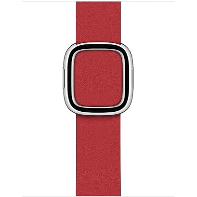 Bracelet en cuir Apple Watch - 38/40/41mm - Scarlet Bracelet en cuir Apple Watch - 38/40/41mm - Scarlet