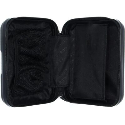 Guess Reise-Kosmetiktasche - Hartschale, Mehrere Taschen, Doppelter Reißverschluss, Handgepäck Guess Reise-Kosmetiktasche - Hartschale, Mehrere Taschen, Doppelter Reißverschluss, Handgepäck