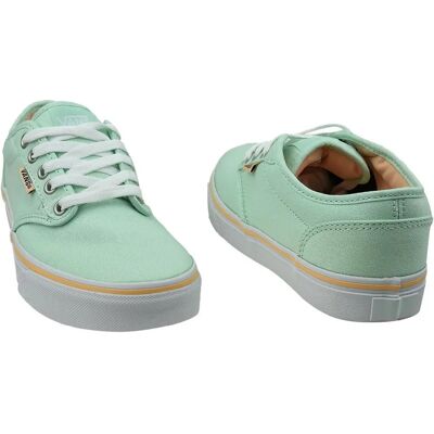 Vans Atwood Bay Schnürschuhe Grün Canvas Damen Sneaker - Plimsolls Vans Atwood Bay Schnürschuhe Grün Canvas Damen Sneaker - Plimsolls