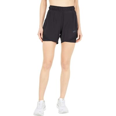 BROOKS - Chaser 5 2-in-1 Short - Nero - M - Shorts BROOKS - Chaser 5 2-in-1 Short - Nero - M - Shorts