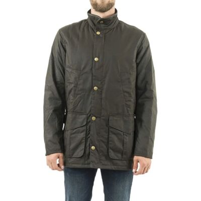 Barbour Hereford Voksjakke - Oliven - M Barbour Hereford Voksjakke - Oliven - M