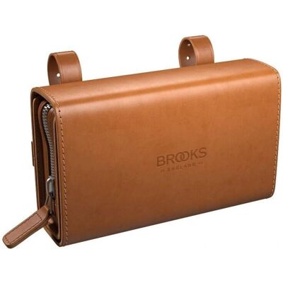 Brooks England D Shaped Saddle Bag - Honey - 1L - Saddle Bag Brooks England D Shaped Saddle Bag - Honey - 1L - Saddle Bag