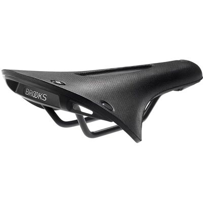 Sella da strada all-weather Brooks England Cambium C19 - Nero - Intagliato - 184mm di larghezza Sella da strada all-weather Brooks England Cambium C19 - Nero - Intagliato - 184mm di larghezza