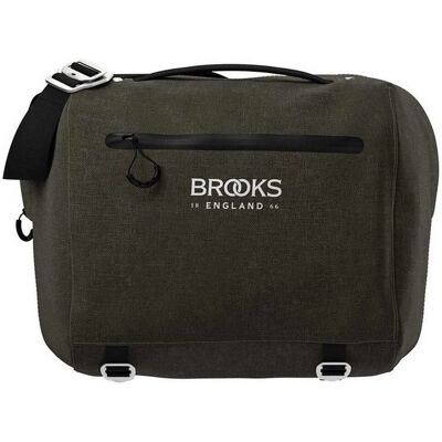 Brooks England: Mud Green Scape Kompakt Lenkerrolle - 10-12L Brooks England: Mud Green Scape Kompakt Lenkerrolle - 10-12L