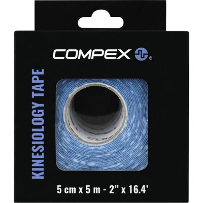 Compex Niebieska Elasticzna Taśma Kinesiologiczna - Wsparcie & Propriocepcja Compex Niebieska Elasticzna Taśma Kinesiologiczna - Wsparcie & Propriocepcja