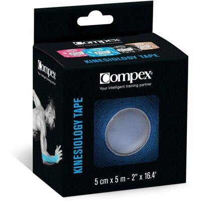 Compex Kinesio Szalag - Elasztikus, felnőtteknek, uniszex - Fekete Compex Kinesio Szalag - Elasztikus, felnőtteknek, uniszex - Fekete