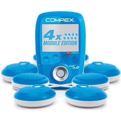 Compex Estimulador elétrico sem fio Fit 5.0 - Estimulador muscular Compex Estimulador elétrico sem fio Fit 5.0 - Estimulador muscular