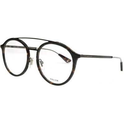 Police VPL694 0700 Havana Grey Pilotenbril - Bril Police VPL694 0700 Havana Grey Pilotenbril - Bril