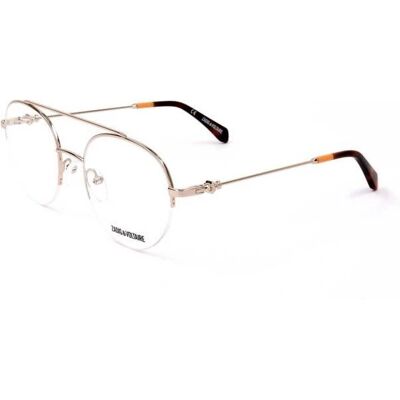 Zadig & Voltaire VZV205 Or clair - Monture de lunettes - Publicité Zadig & Voltaire VZV205 Or clair - Monture de lunettes - Publicité