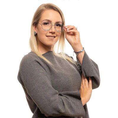 Zadig & Voltaire Gold Metal Oval Women's Frames - Eyeglasses Zadig & Voltaire Gold Metal Oval Women's Frames - Eyeglasses