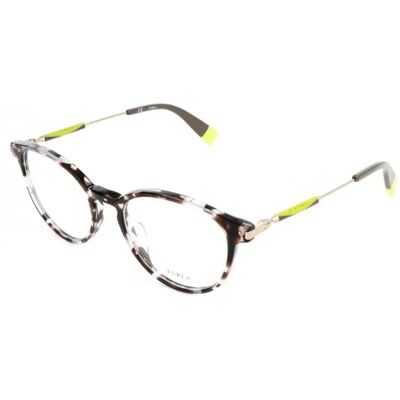 Furla VFU297-500721 Monture de lunettes grise - Lunettes - Publicité Furla VFU297-500721 Monture de lunettes grise - Lunettes - Publicité