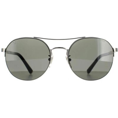 Police SPLA24 Lewis 03 Rookgrijs Aviator Zonnebril - Volledig Palladium Police SPLA24 Lewis 03 Rookgrijs Aviator Zonnebril - Volledig Palladium